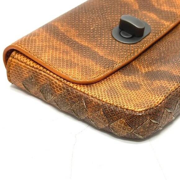 BOTTEGA VENETA Embossed turn lock Small item storage pouch mini Pouch - Picture 4 of 9
